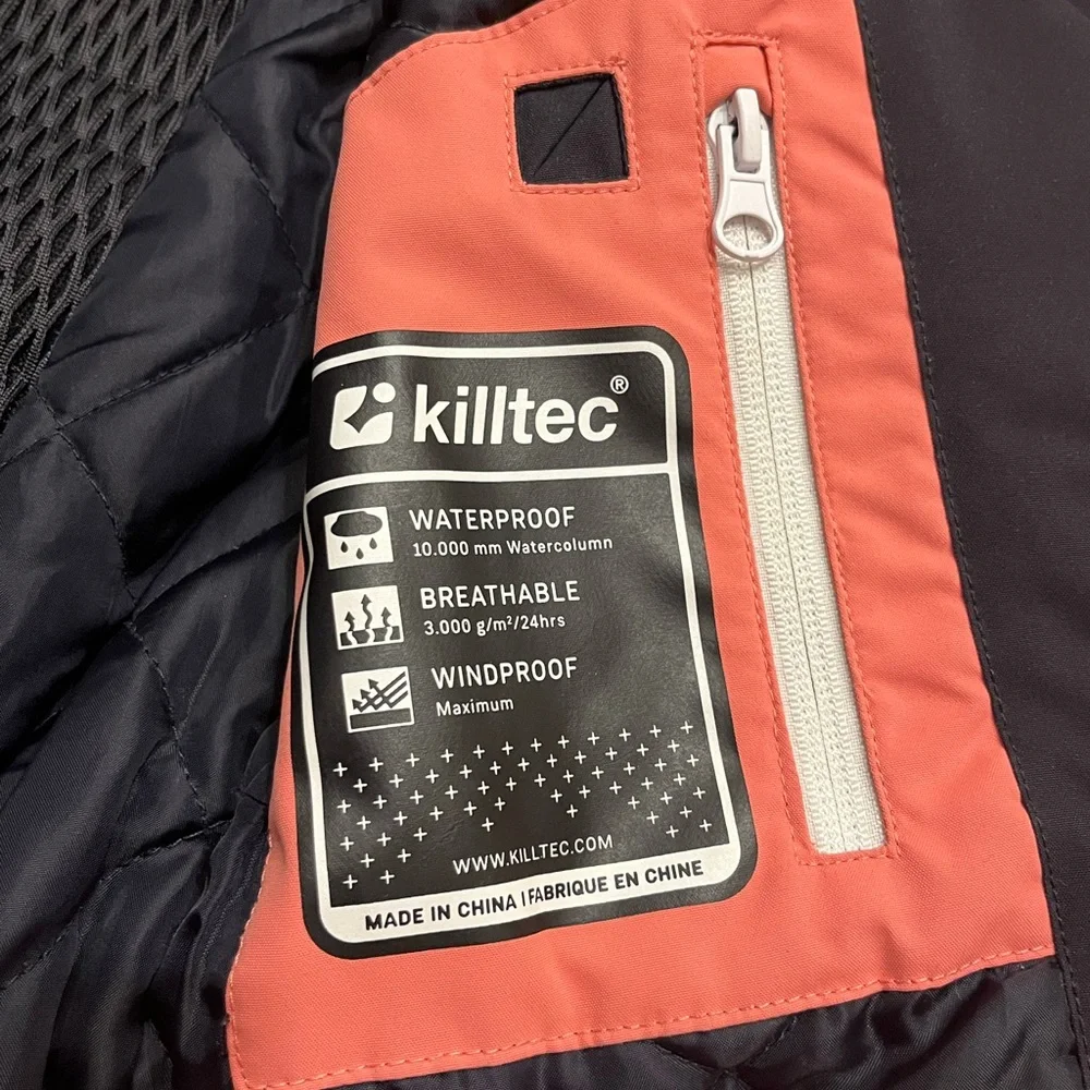 Killtec Kids Colorblock Ski Jacket Size 8Y - Picture 9 of 11